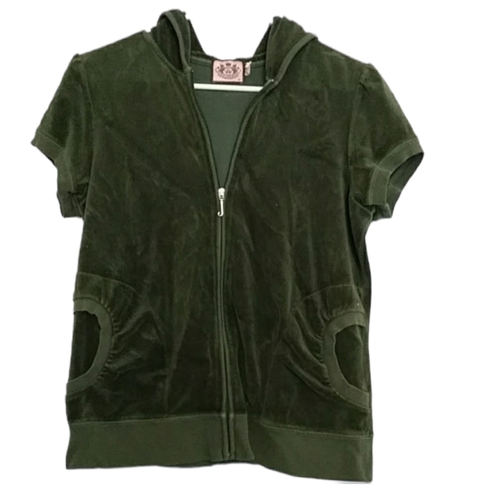 Green XL Juicy Couture Soft zip up